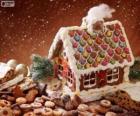 Tatlı ve güzel bir ev gingerbread